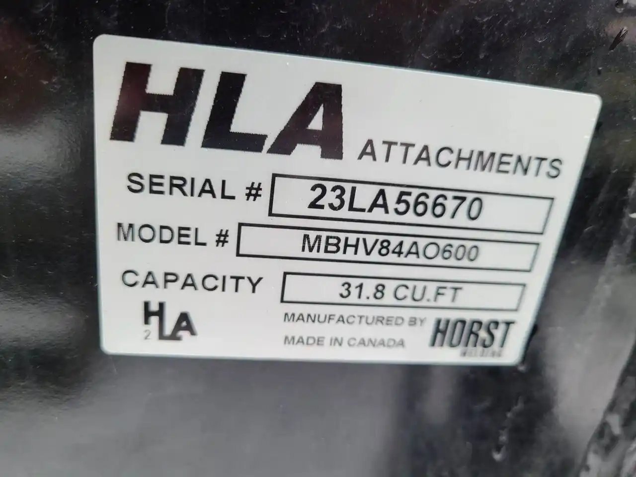 2023 HLA MBHV84AO600