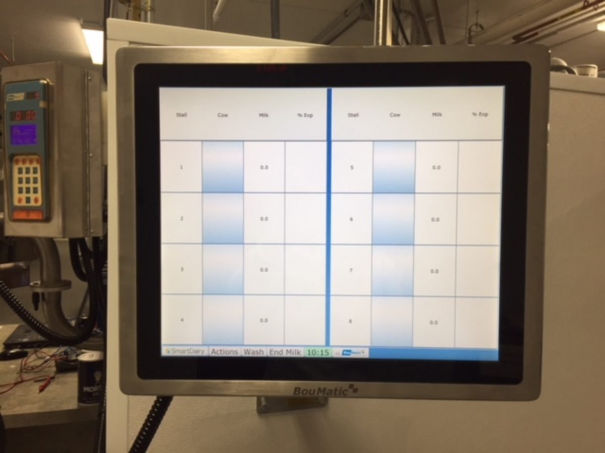 BouMatic SmartDairy ViewPoint Touch Screen