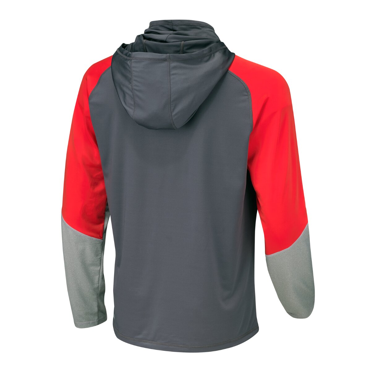 Men's UV Protection Hooded Shirt S Lava Red