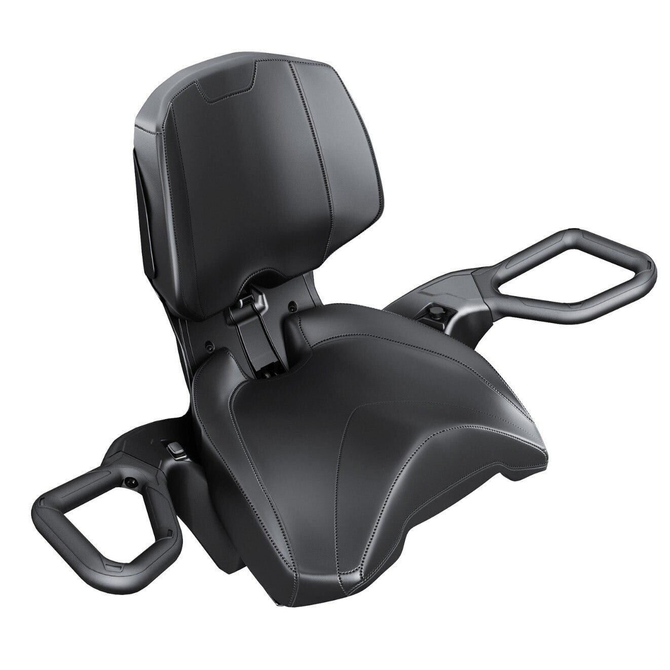 Heated Passenger Grips and Visor Outlet