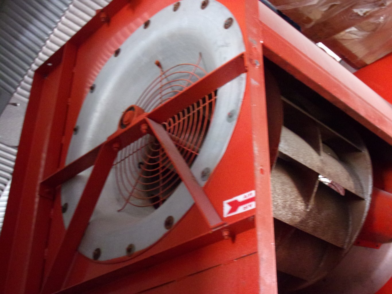 DYNAVENT centrifugal fan 5HP 230Volt 1 Phase