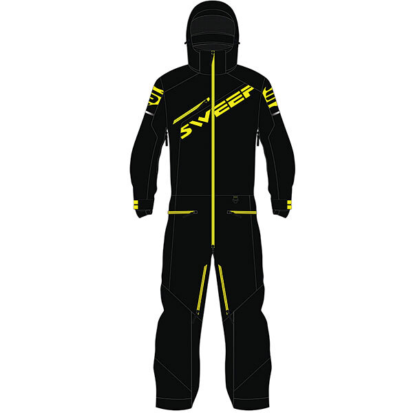 SWEEP YOUTH RAZOR INSULATED MONOSUIT Youth 12 Black/Yellow Youth