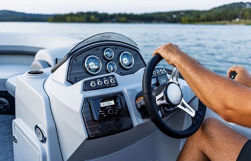 2026 Lowe Boats SS 230 DV Gray Upholstery with Monochrome Accents