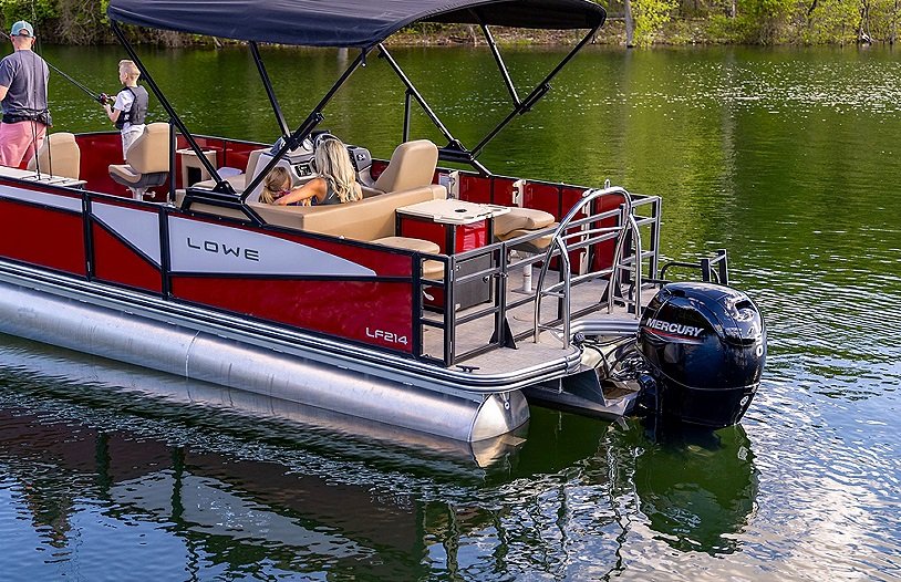 2026 Lowe Boats LF 214 Wineberry Metallic Fence