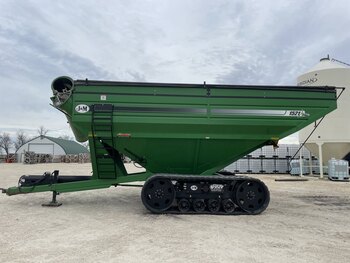 J&M 1522 20T Grain Cart c/w Stabilizer Suspension Tracks