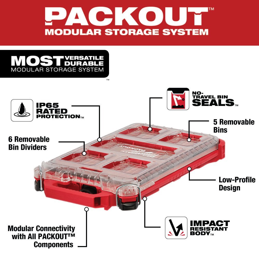 PACKOUT™ Compact Low Profile Organizer