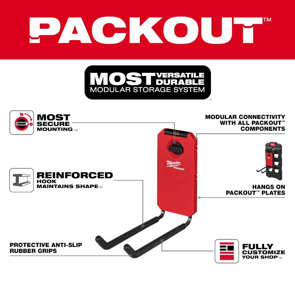 PACKOUT™ 9” Straight Hook