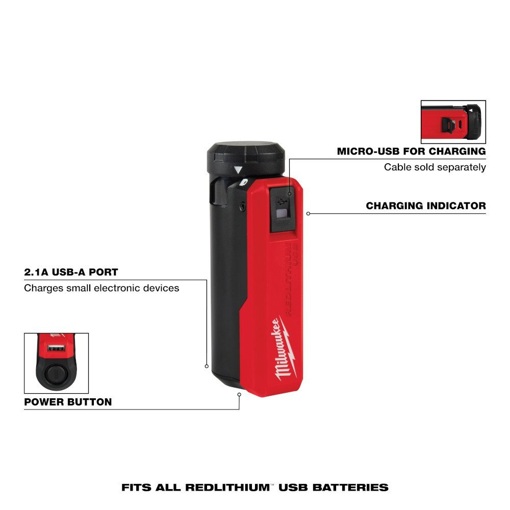 REDLITHIUM™ USB Charger & Portable Power Source Kit