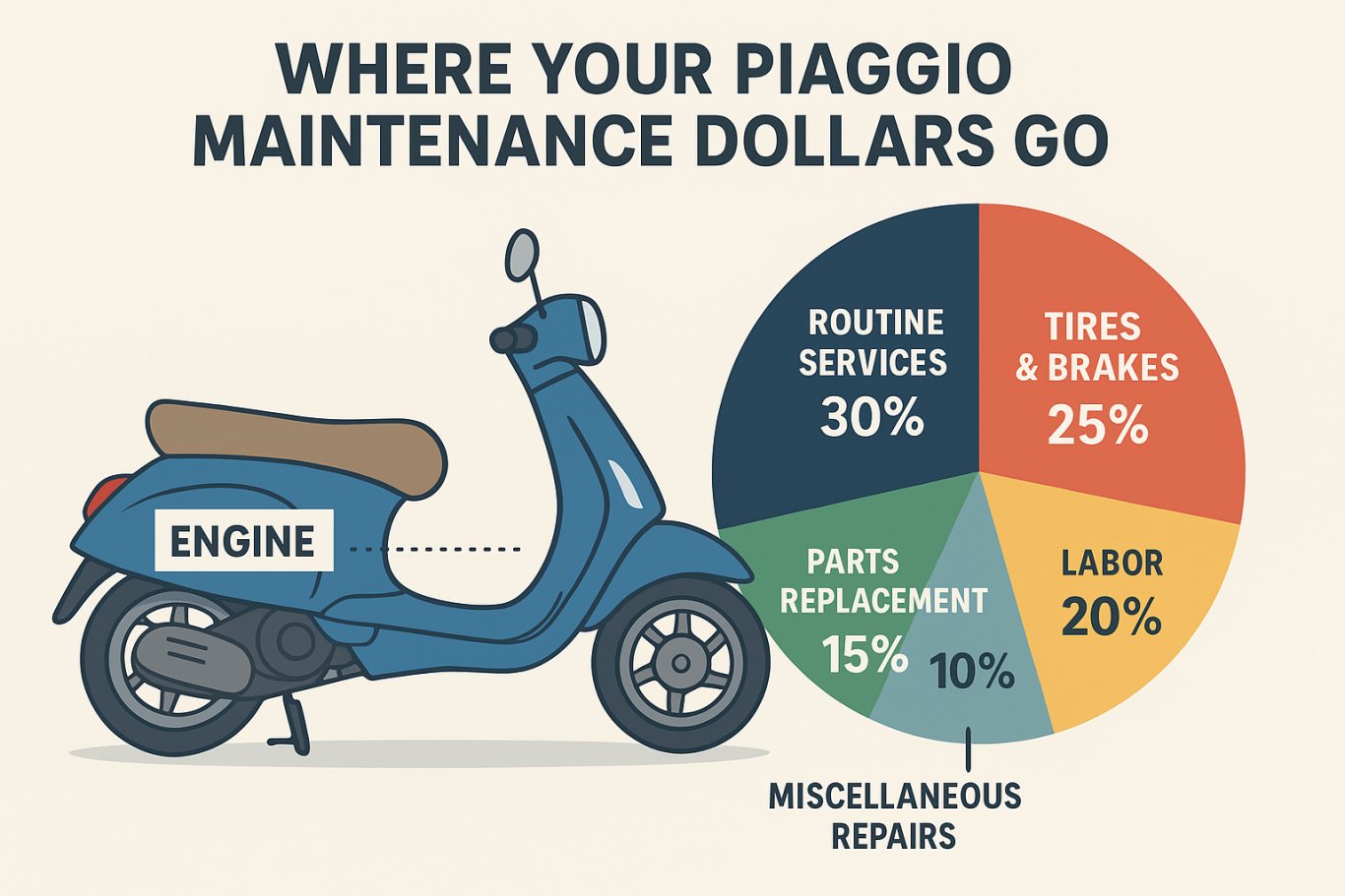 How Much Does It Cost to Maintain a Piaggio Scooter?
