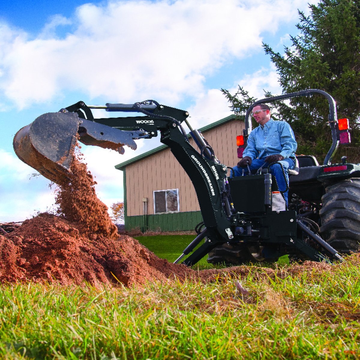Woods Subcompact and Compact Backhoes