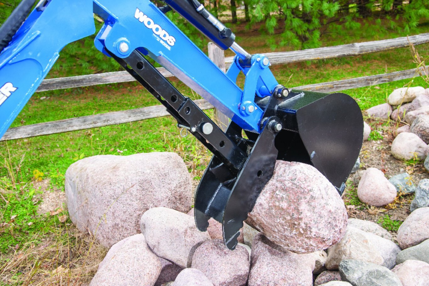 Woods Subcompact and Compact Backhoes