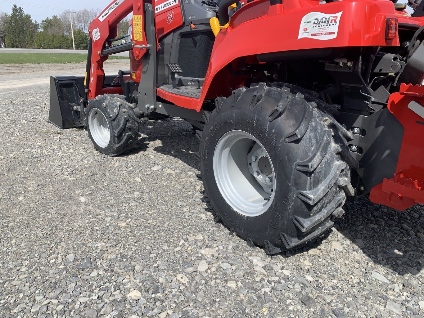 Massey Ferguson GC1725M Premium Sub Compact with Loader on Ag Tires