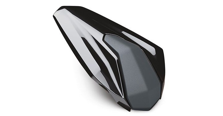 Solo Seat Cowl Assembly, Metallic Flat Spark Black