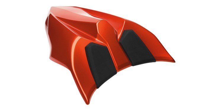 Solo Seat Cowl Assembly, Candy Burnt Orange