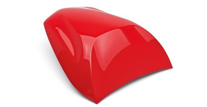Solo Seat Cowl Assembly, Candy Persimmon Red