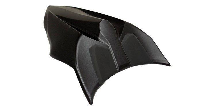 Solo Seat Cowl Assembly, Metallic Flat Spark Black