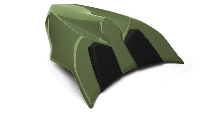 Solo Seat Cowl Assembly, Metallic Matte Covert Green