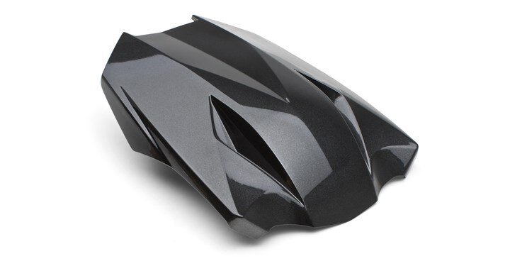Solo Seat Cowl Assembly, Metallic Carbon Gray