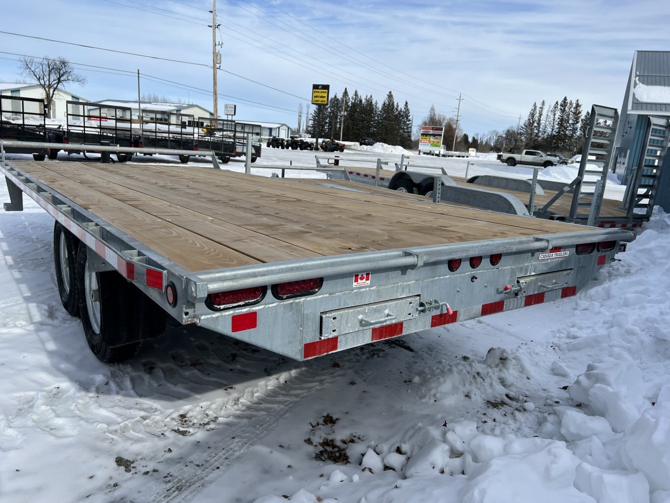 Canada Trailers SD18 14K Straight Deck Pintle Trailer