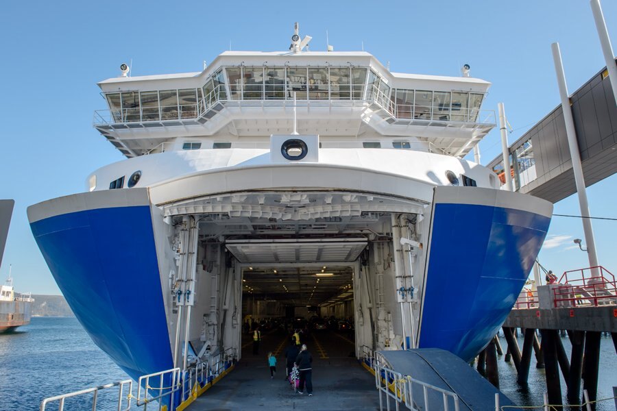 TWO FERRIES TO CATCH NO TIME TO WASTE