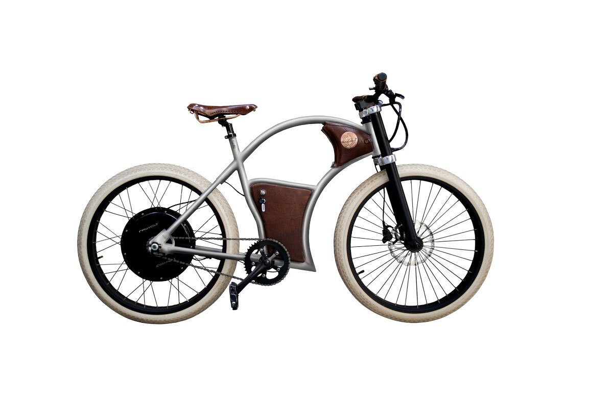 2022 Vintage Iron Rayvolt Premium E Bike Torino White