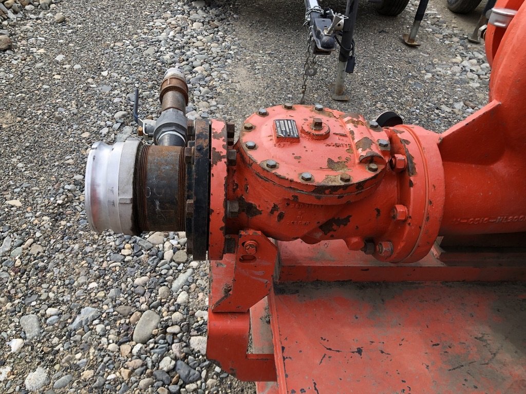 Godwin 8x6 Skid Mtd Water Pump w/ Cat Diesel