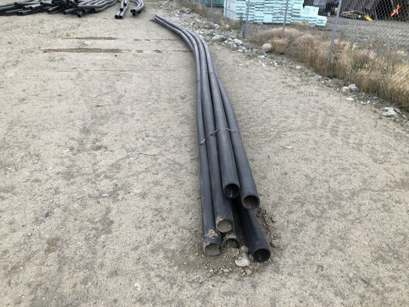 Qty of 4 Inch HDPE Pipe