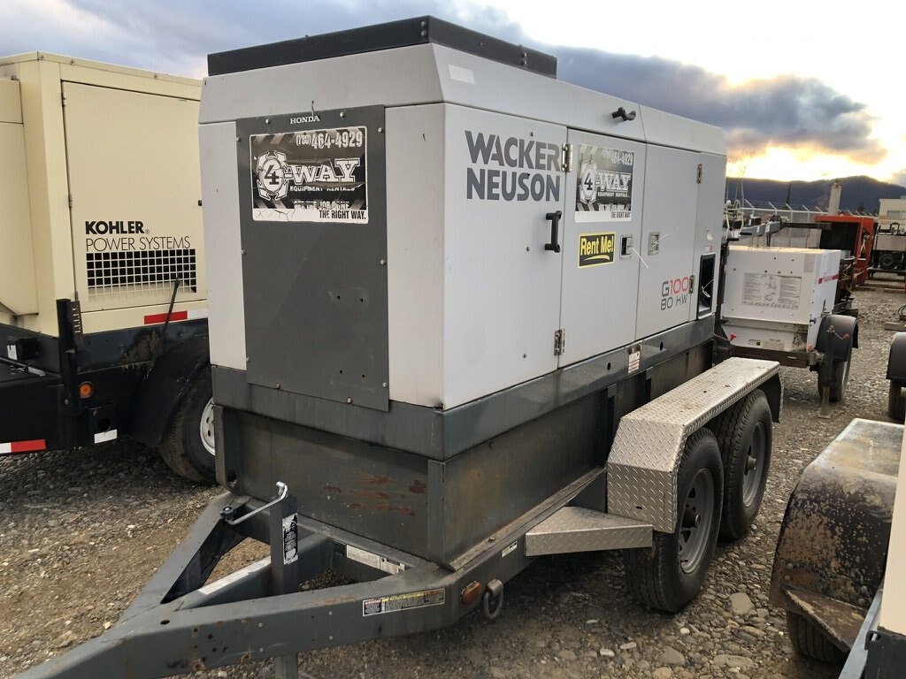 Wacker Neuson G100 80 kW T/A Generator