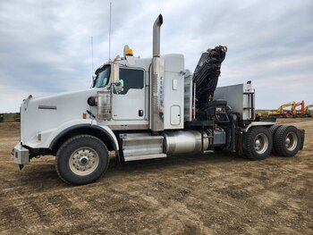 1998 Kenworth T800 T/A Knuckle Picker Flatbed Truck