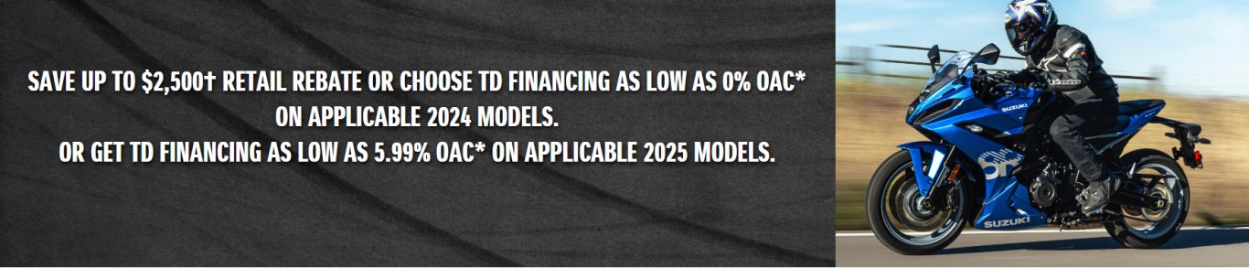 MOTORCYCLE SPECIAL OFFERS