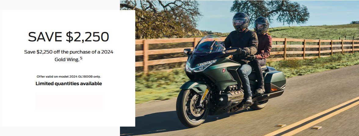2024 Gold Wing Offer