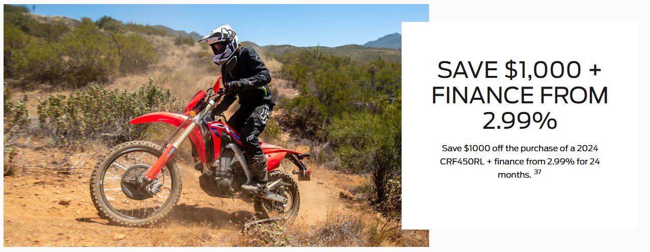 2024 CRF450RL Offer