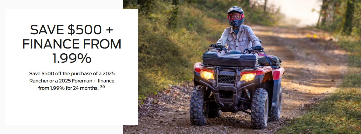 2025 Rancher or Foreman Offer