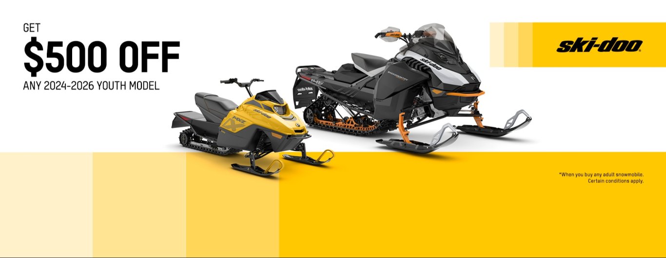 Get $500 off any 2024 2026 youth model