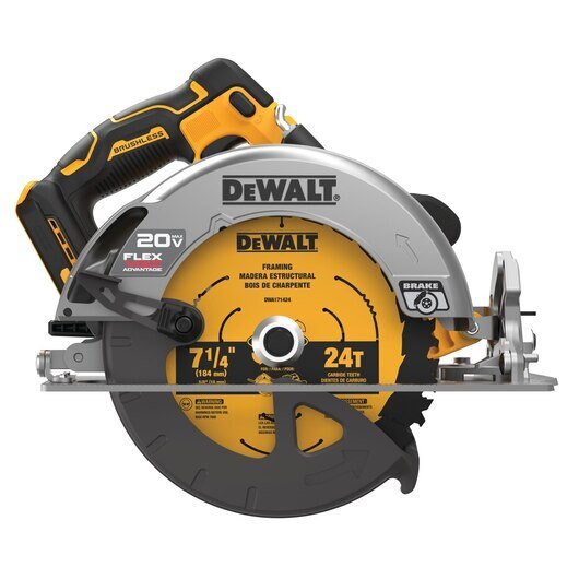Dewalt 20V MAX* 7 1/4 in. Brushless Cordless Circular Saw with FLEXVOLT Advantage™ (Tool Only)