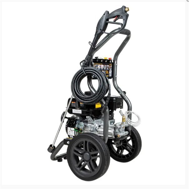 BE Power 2,700 PSI 2.5 GPM Gas Pressure Washer with Powerease 225 Engine and AR Axial Pump