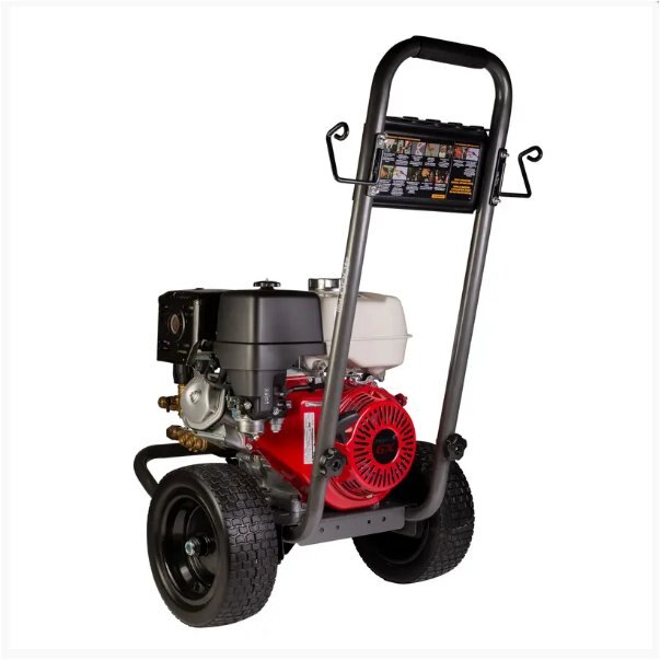 BE Power 3,000 PSI 5.0 GPM Gas Pressure Washer with Honda GX390 Engine and Comet Triplex Pump