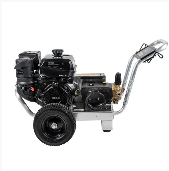 BE Power 4,000 PSI 4.0 GPM Gas Pressure Washer with Kohler CH440 Engine and AR Triplex Pump
