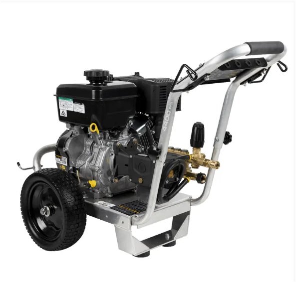 BE Power 4,400 PSI 4.0 GPM Gas Pressure Washer with Vanguard 400 Engine and AR Triplex Pump