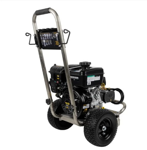 BE Power 4,400 PSI 4.0 GPM Gas Pressure Washer with Vanguard 400 engine and AR Triplex Pump