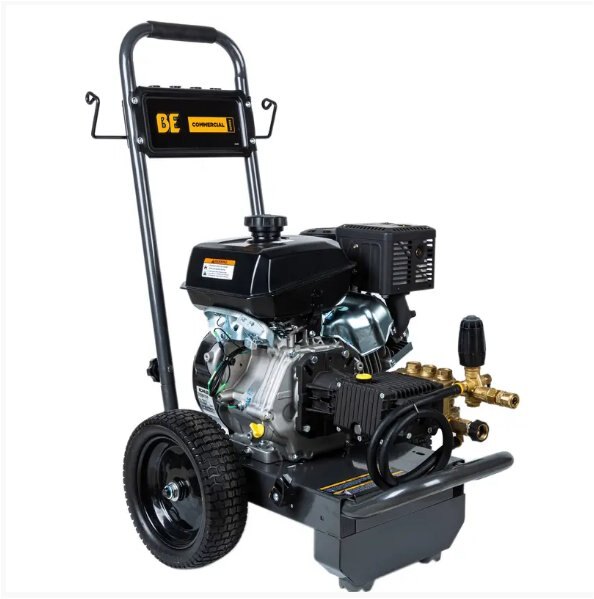 BE Power 4,400 PSI 4.0 GPM Gas Pressure Washer with KOHLER CH440 Engine and Triplex Pump