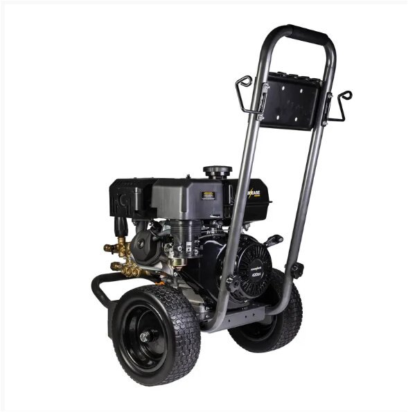 BE Power 4,000 PSI 4.0 GPM Gas Pressure Washer with Powerease 420 Engine and Comet Triplex Pump