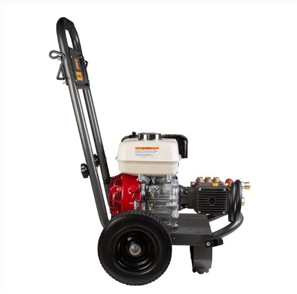 BE Power 2,500 PSI 3.0 GPM Gas Pressure Washer with Honda GX200 Engine and Comet Triplex Pump