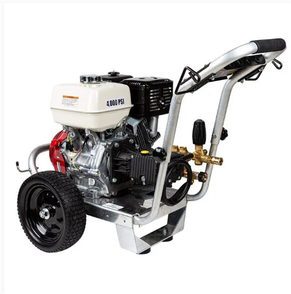 BE Power 2,500 PSI 3.0 GPM Gas Pressure Washer with Honda GX200 Engine and General Triplex Pump