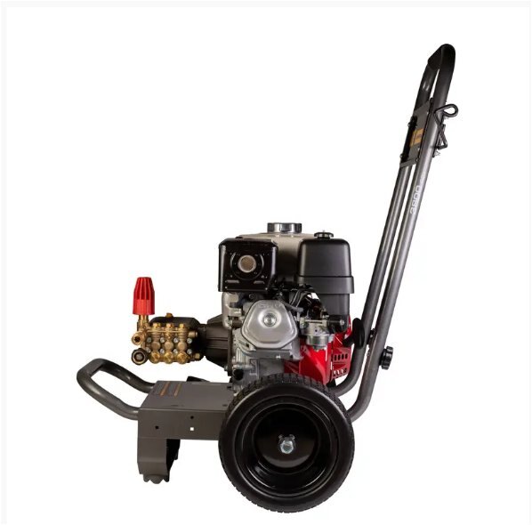 BE Power 3,800 PSI 3.5 GPM Gas Pressure Washer with Honda GX200 Engine and Comet Triplex Pump