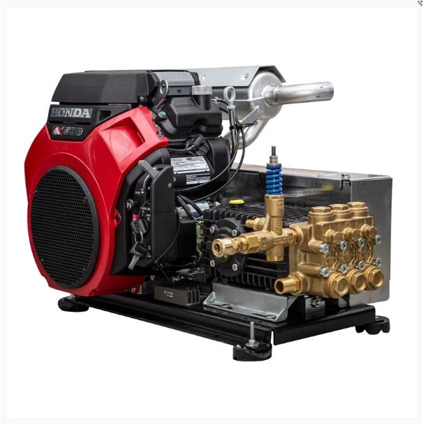 BE Power 3,500 PSI 8.0 GPM Gas Pressure Washer with Honda GX690 Engine and General Triplex Pump