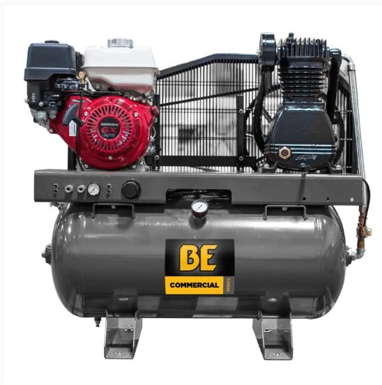 BE Power 16 CFM @ 175 PSI Gas Air Compressor with Honda GX270 Engine