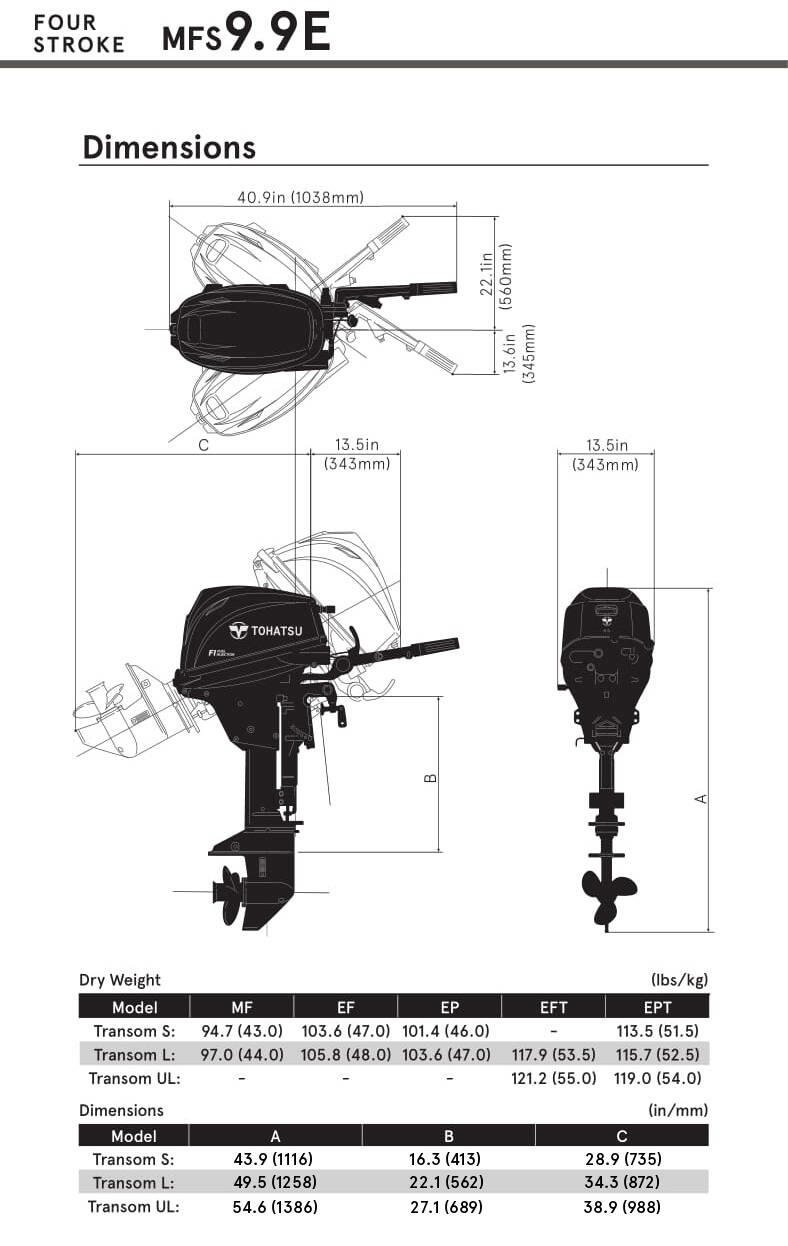 Tohatsu MFS9.9E
