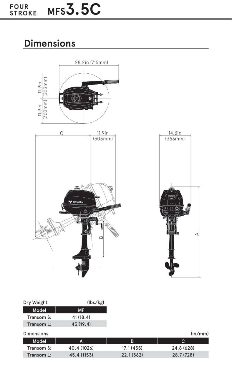 Tohatsu MFS3.5C