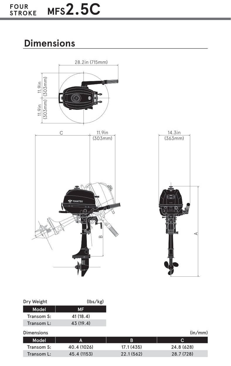 Tohatsu MFS2.5C
